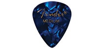 FENDER / Premium Celluloid 351 Shape Pick Medium Blue Moto