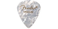 FENDER / Premium Celluloid 351 Shape Pick Medium White Moto