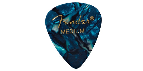 FENDER/Premium Celluloid 351 Shape Pick  Medium Ocean Turquoise