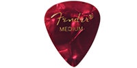 FENDER / Premium Celluloid 351 Shape Picks Medium Red Moto