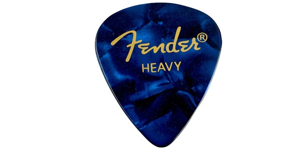 FENDER ( フェンダー )  / Premium Celluloid 351 Shape Pick Heavy Blue Moto