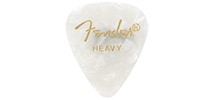 FENDER / Premium Celluloid 351 Shape Pick Heavy White Moto