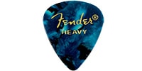 FENDER Premium Celluloid 351 Shape Pick Heavy Ocean Turquoise