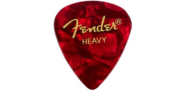 FENDER / Premium Celluloid 351 Shape Pick Heavy Red Moto