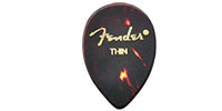 FENDER 358 Shape Classic Celluloid Picks Thin マンドリン用ピック