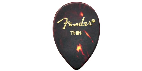 FENDER/358 Shape Classic Celluloid Picks Thin マンドリン用ピック