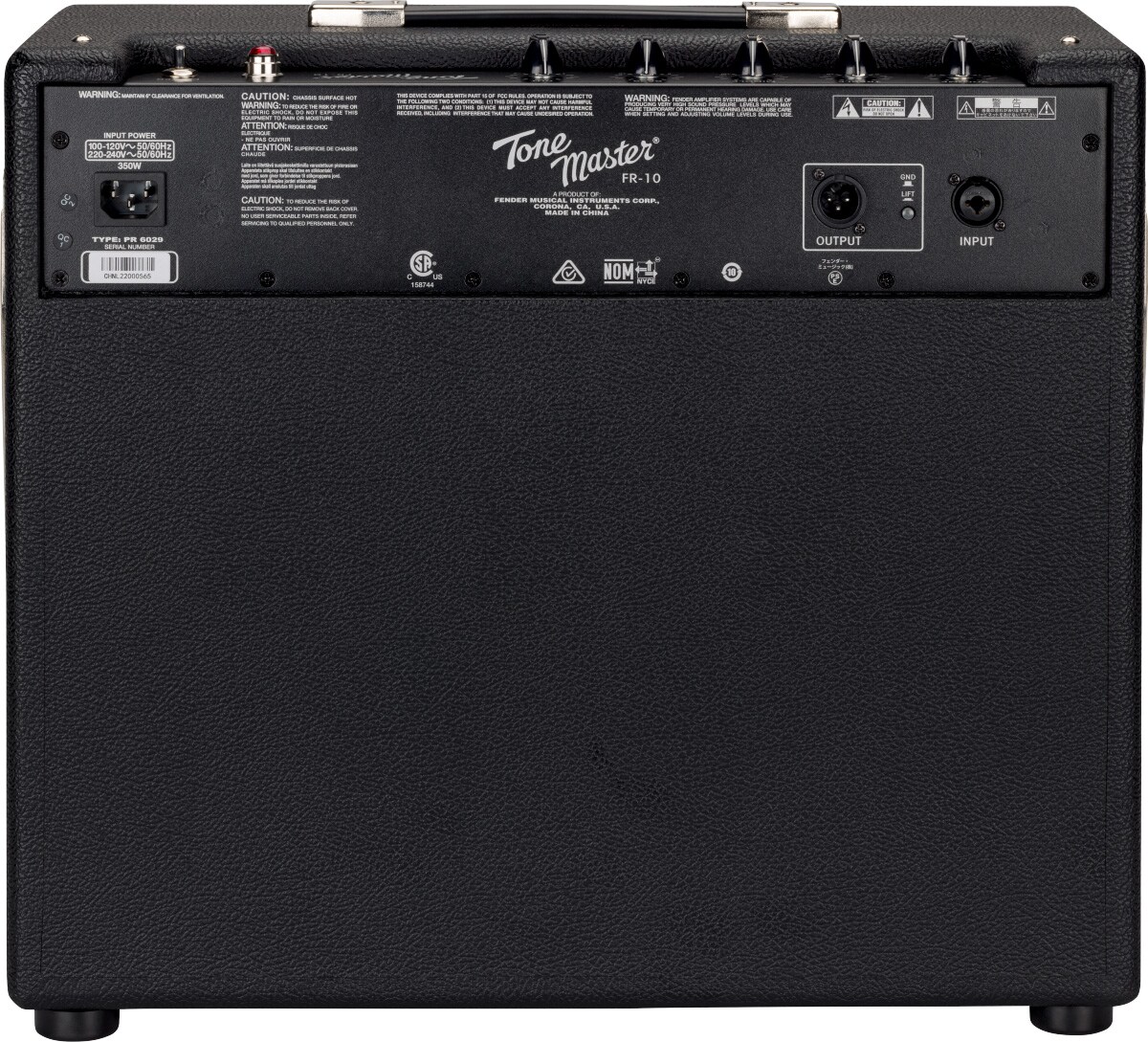 Amplificateur Guitare Fender Tone Master FR-10 - Baffle 1x12" Amplifié, Son Professionnel à La Maison