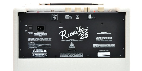 FENDER / RUMBLE 25 V3 IVORY 100V JP画像6
