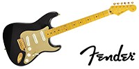 FENDER Made in Japan Traditional 50s Stratocaster Anodized Black