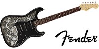 FENDER Limited Stratocaster HSS, Black Paisley