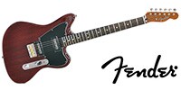 FENDER LTD MAHOGANY OFFSET TELE P90 Crimson Red Trans