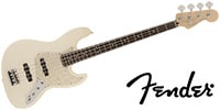 FENDER Made in Japan Modern Jazz Bass Olympic Pearl