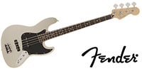 FENDER Made in Japan Modern Jazz Bass Inca Silver