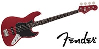 FENDER Aerodyne II Jazz Bass Candy Apple Red