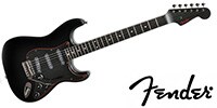 FENDER Made in Japan Limited Noir Stratocaster Black