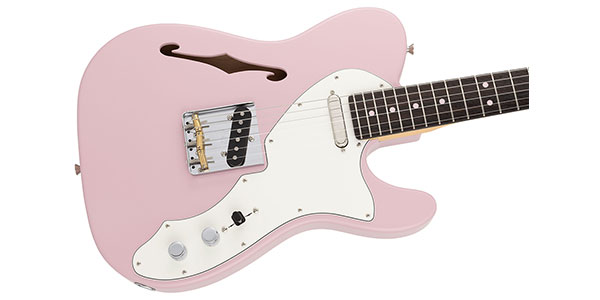 FENDER / MJI Ltd Kusumi  Telecaster Thinline, RW FB, Kusumi Pink画像4