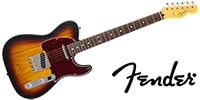 FENDER / MJI Ltd Telecaster, Raw Ash, RW FB, 3  Sunburst