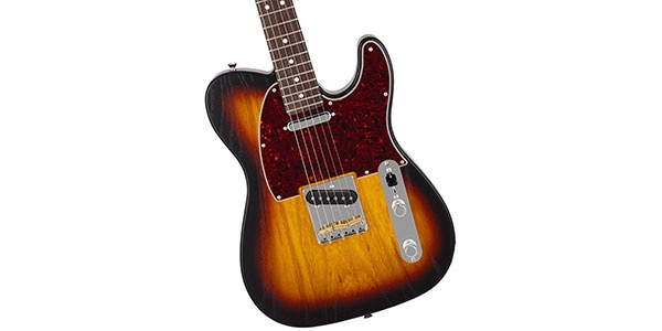 FENDER / MIJ Ltd Telecaster, Raw Ash, RW FB, 3  Sunburst画像3