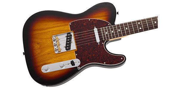 FENDER / MIJ Ltd Telecaster, Raw Ash, RW FB, 3  Sunburst画像4