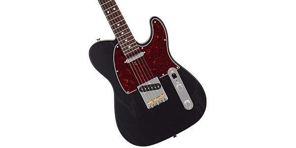 FENDER / MIJ Ltd Telecaster, Raw Ash, RW FB, Black画像3