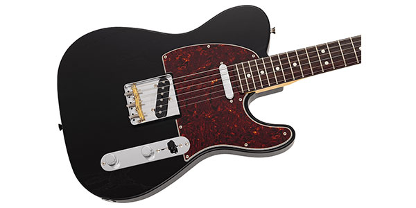 FENDER / MIJ Ltd Telecaster, Raw Ash, RW FB, Black画像4