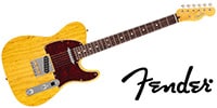 FENDER / MJI Ltd Telecaster, Raw Ash, RW FB, Vintage Natural