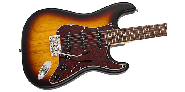 FENDER ( フェンダー )  / MJI Ltd Stratocaster, Raw Ash, RW FB, 3  Sunburst画像4