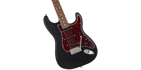 FENDER ( フェンダー )  / MJI Ltd Stratocaster, Raw Ash, RW FB, Black画像3