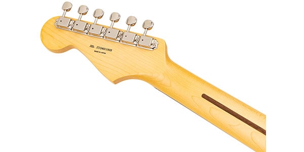 FENDER ( フェンダー )  / MJI Ltd Stratocaster, Raw Ash, RW FB, Black画像6