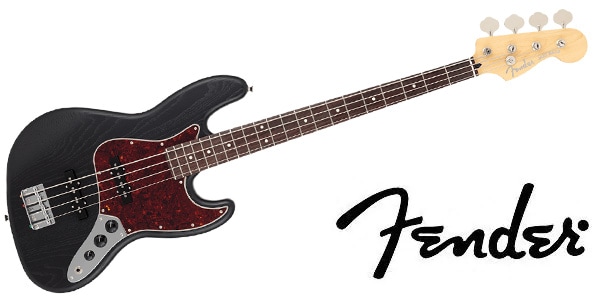 FENDER ( フェンダー )  / MJI Ltd Jazz Bass, Raw Ash, RW FB, Black