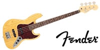 FENDER / MJI Ltd Jazz Bass, Raw Ash, RW FB, Vintage Natural