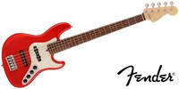 FENDER Made In Japan Limited Deluxe Jazz Bass V Crimson Red Burst