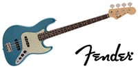 FENDER Made in Japan Traditional 60s Jazz Bass, Lake Placid Blue