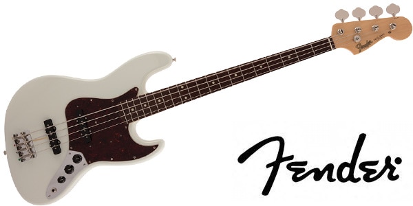 Made in Japan Traditional 60s Jazz Bass, Olympic White