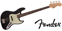 FENDER Made in Japan Traditional 60s Jazz Bass, Black