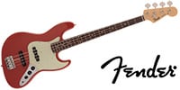 FENDER Made in Japan Traditional 60s Jazz Bass, Fiesta Red