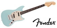 FENDER Made in Japan Traditional 60s Mustang, Daphne Blue