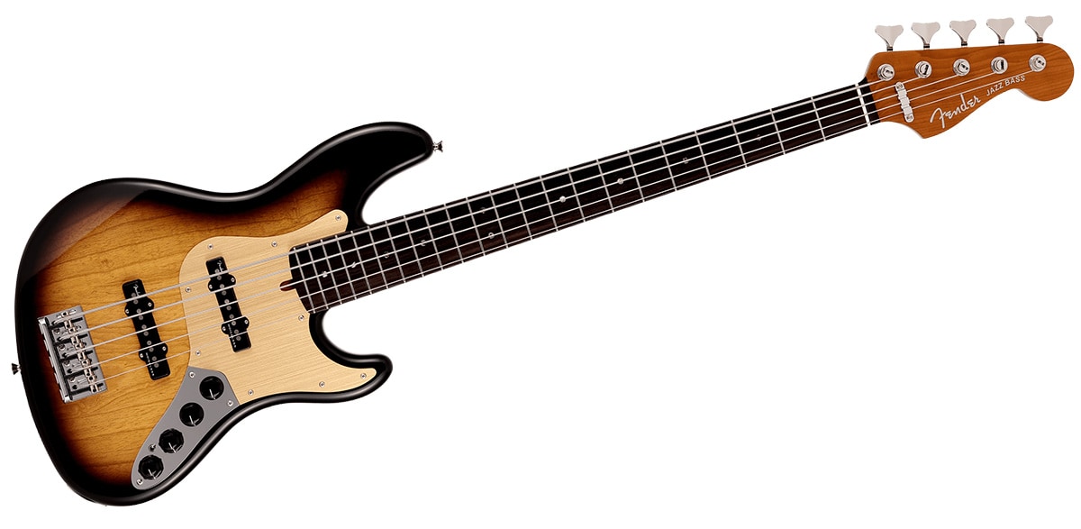 FENDER Deluxe Jazz Bass V Kazuki Arai Edition 2-Color Sunburst 
