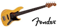 FENDER Deluxe Jazz Bass V Kazuki Arai Edition Vintage Natural