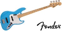 FENDER MIJ LTD International Color Jazz Bass Maple Maui Blue