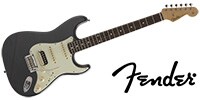 FENDER MIJ Hybrid 60s Stratocaster HSS Charcoal Frost Metallic