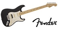 FENDER MIJ Hybrid 50s Stratocaster HSS Black