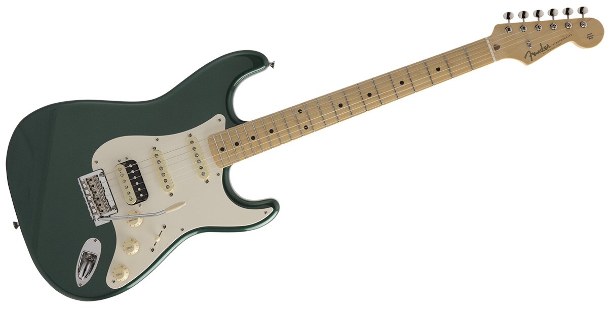 FENDER/MIJ Hybrid 50s Stratocaster HSS Sherwood Green Metallic