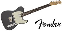 FENDER MIJ Hybrid 60s Telecaster Charcoal Frost Metallic