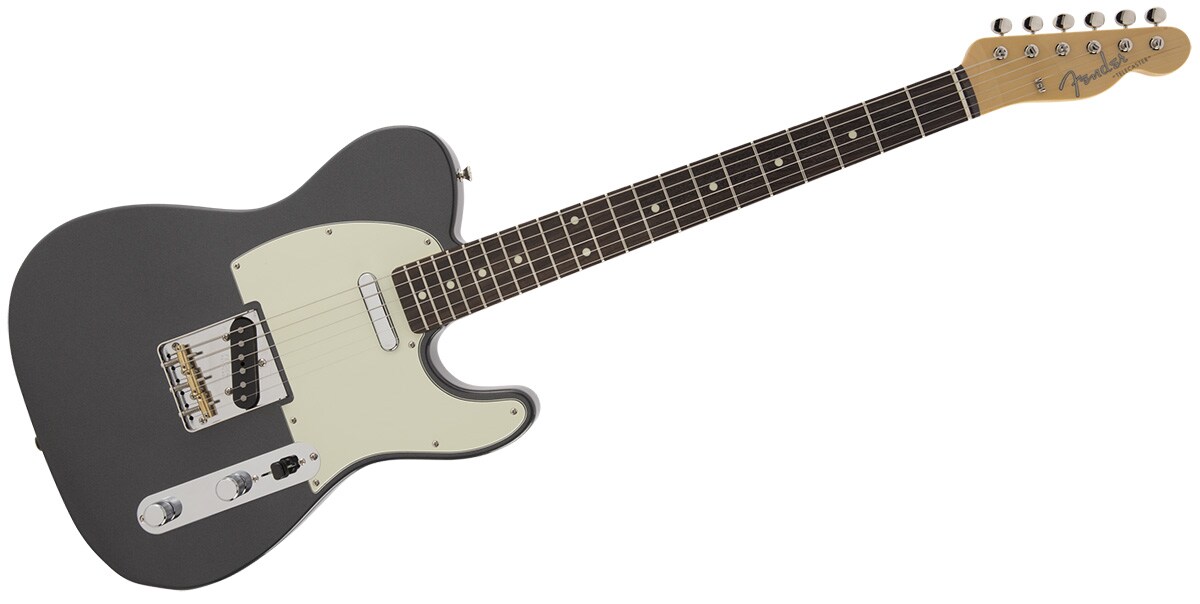 FENDER/MIJ Hybrid 60s Telecaster Charcoal Frost Metallic