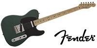 FENDER MIJ Hybrid 50s Telecaster Sherwood Green Metallic