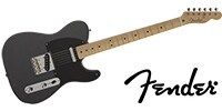 FENDER MIJ Hybrid 50s Telecaster Charcoal Frost Metallic