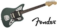 FENDER Made in Japan Hybrid 60s Jaguar Sherwood Green Metallic