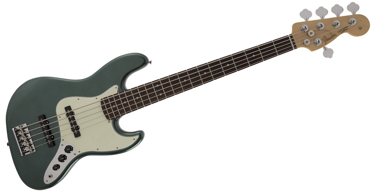 FENDER/Made in Japan Hybrid 60s Jazz Bass V Sherwood Green Metallic