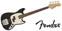 FENDER Made in Japan Hybrid Mustang Bass Black